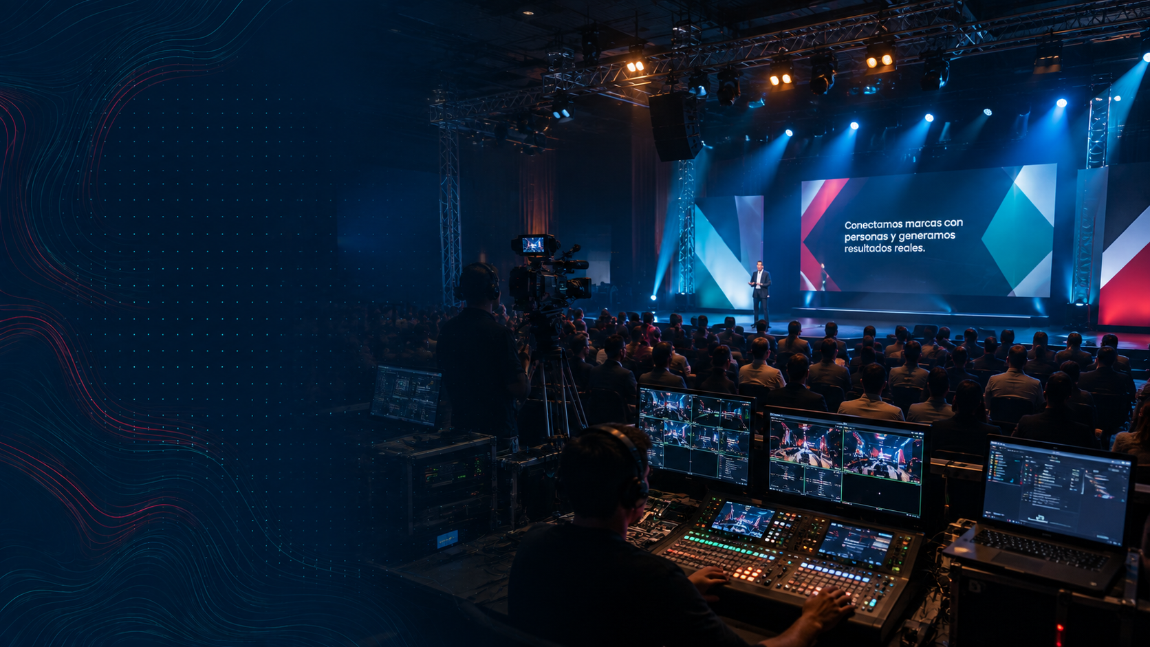Producción audiovisual y técnica para eventos corporativos